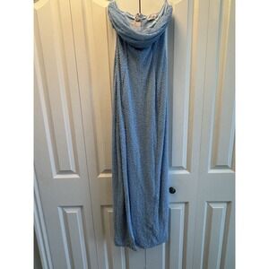 Oh Polly Blue Maxi Dress